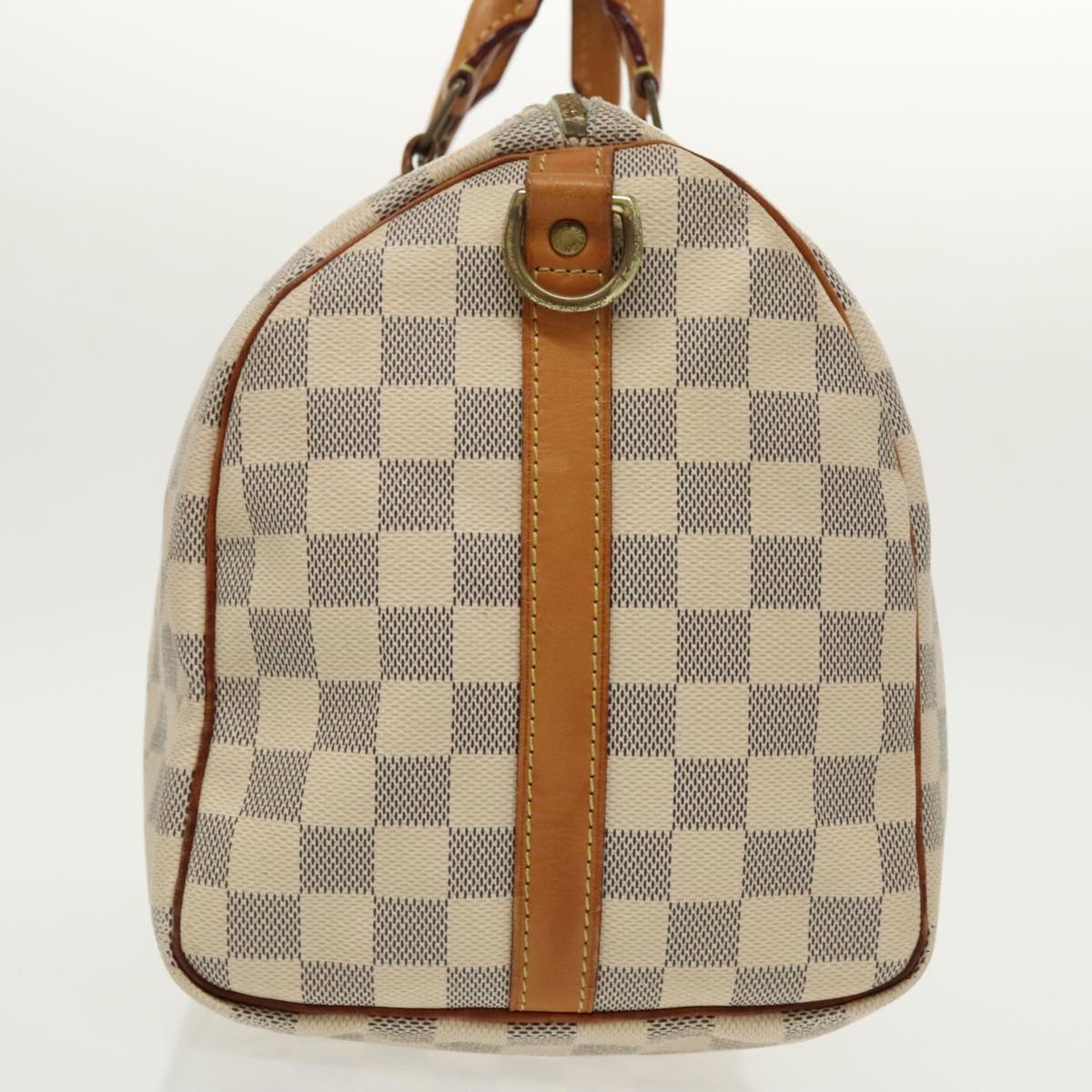 LOUIS VUITTON Damier Azur Speedy Bandouliere 30 Hand Bag 2way N41052 Auth 97999