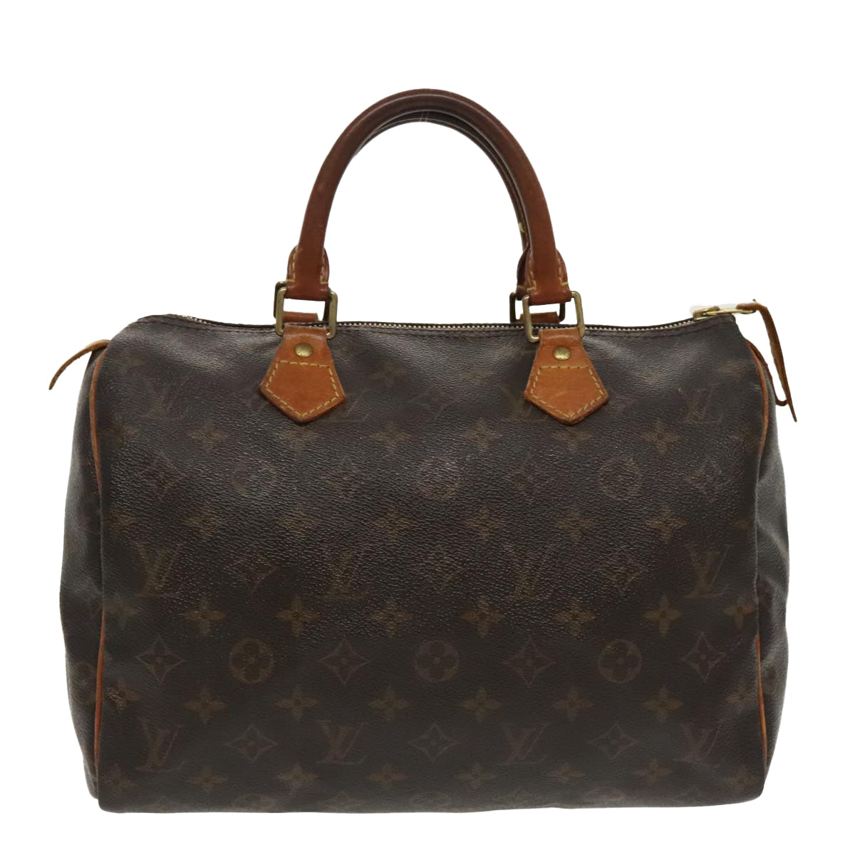 LOUIS VUITTON Monogram Speedy 30 Hand Bag M41526 LV Auth 98004