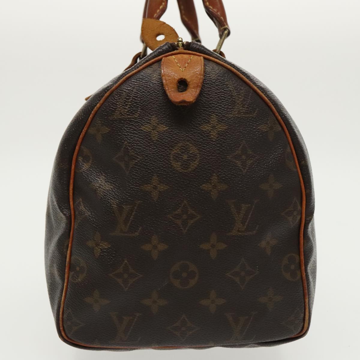 LOUIS VUITTON Monogram Speedy 30 Hand Bag M41526 LV Auth 98004