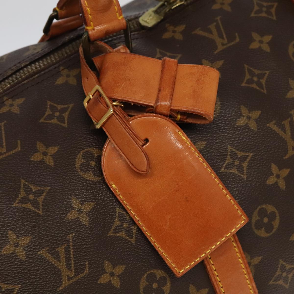 LOUIS VUITTON Monogram Keepall 60 Boston Bag M41422 LV Auth 98006