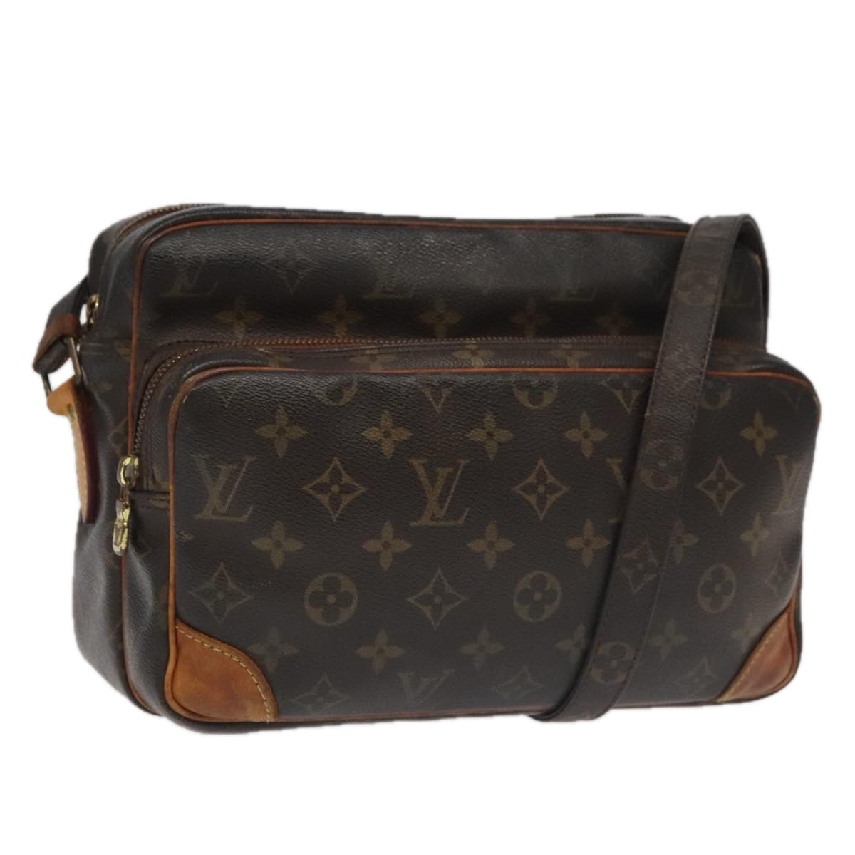 LOUIS VUITTON Monogram Nile Shoulder Bag M45244 LV Auth 98010