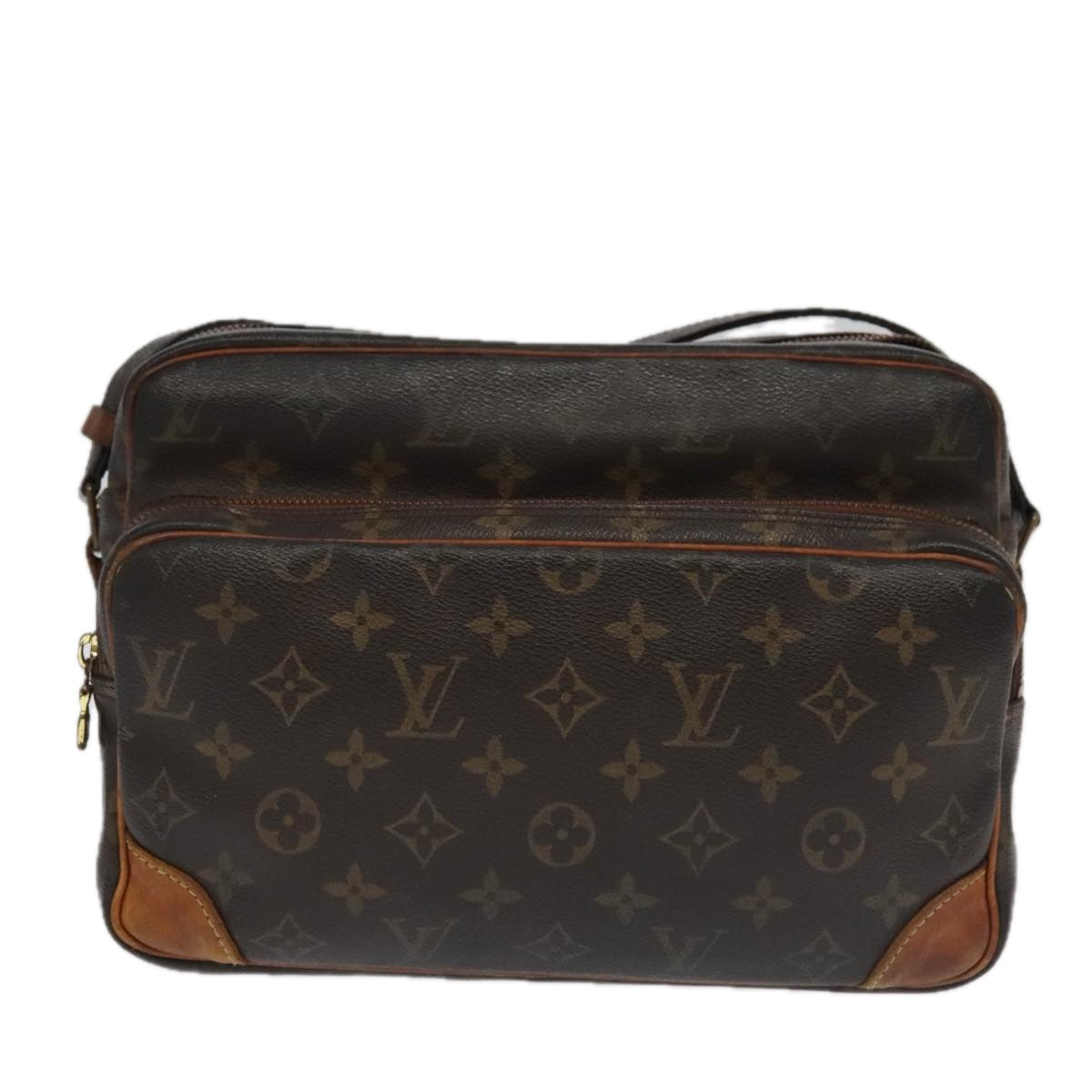 LOUIS VUITTON Monogram Nile Shoulder Bag M45244 LV Auth 98010