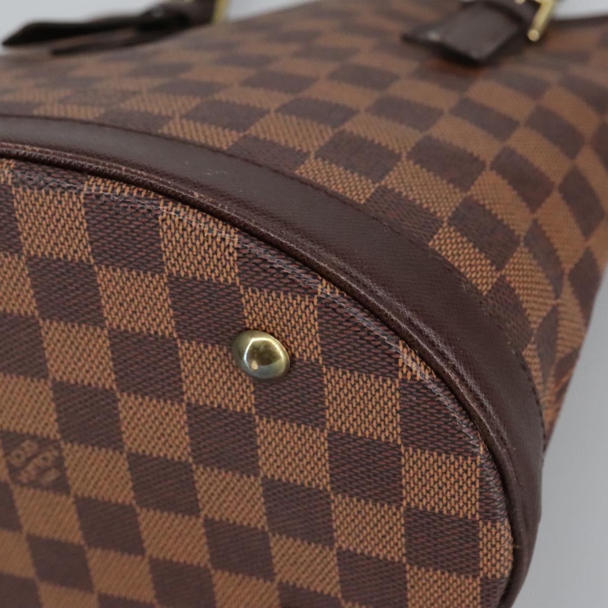 LOUIS VUITTON Damier Ebene Marais Shoulder Bag N42240 LV Auth 98013