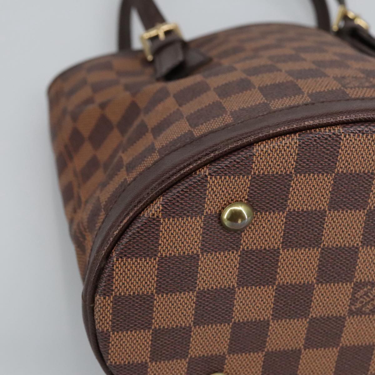 LOUIS VUITTON Damier Ebene Marais Shoulder Bag N42240 LV Auth 98013