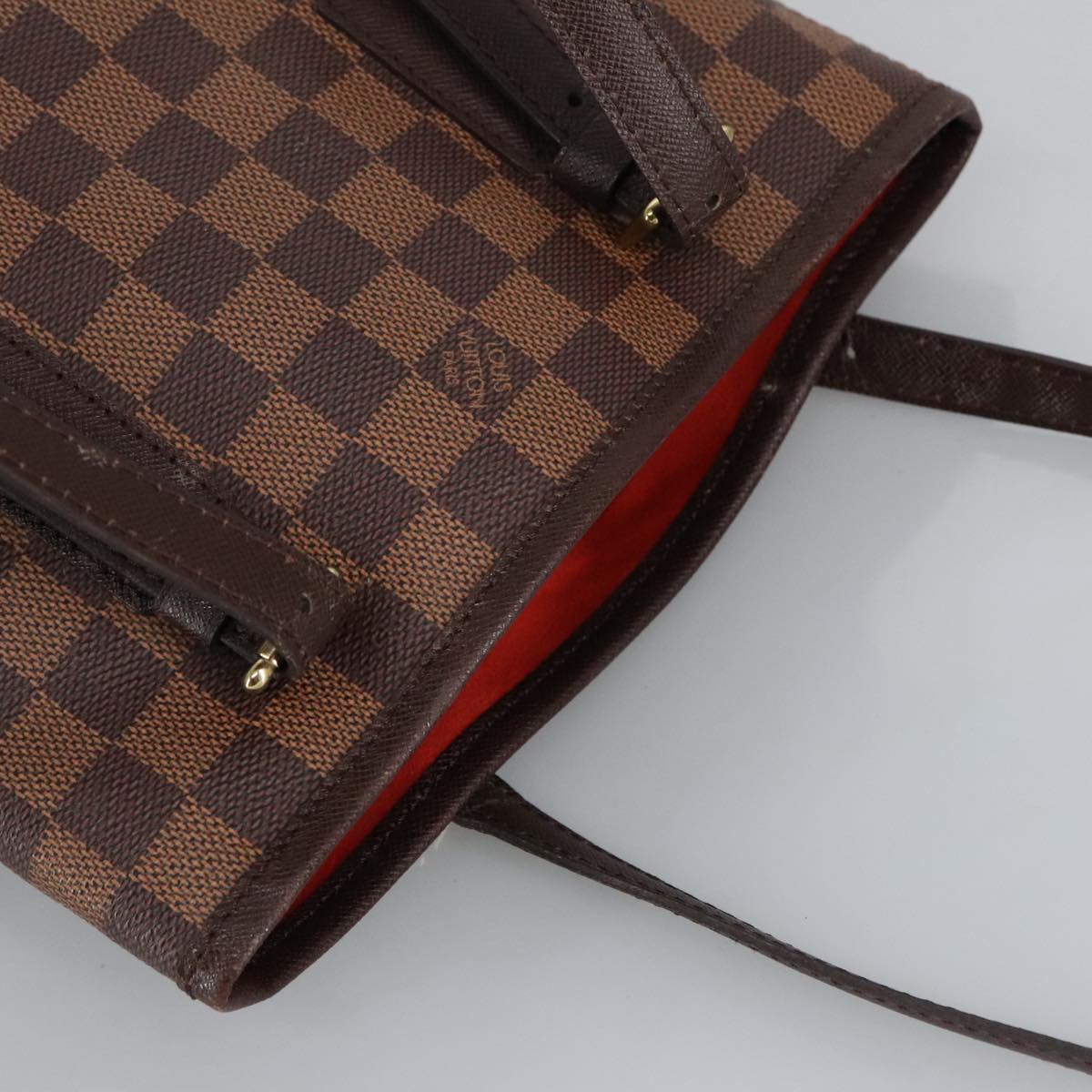 LOUIS VUITTON Damier Ebene Marais Shoulder Bag N42240 LV Auth 98013