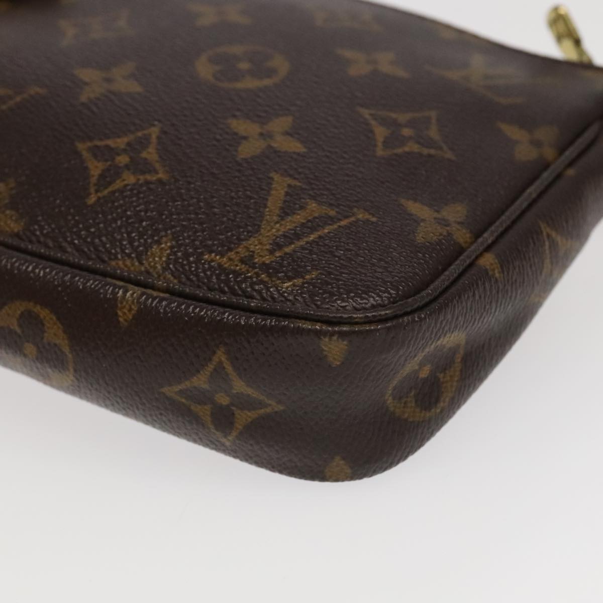 LOUIS VUITTON Monogram Pochette Accessoires Pouch M51980 LV Auth 98018