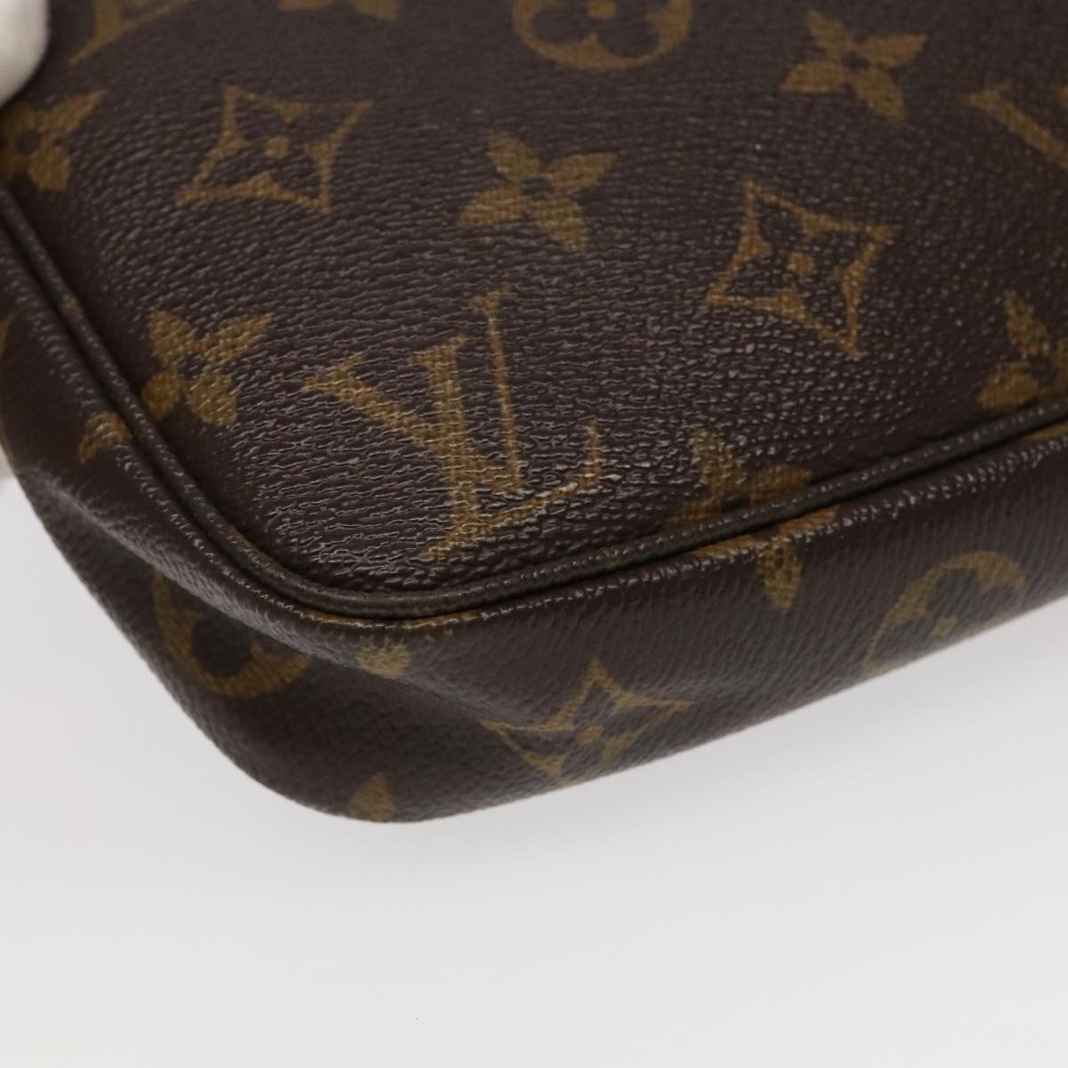 LOUIS VUITTON Monogram Pochette Accessoires Pouch M51980 LV Auth 98018