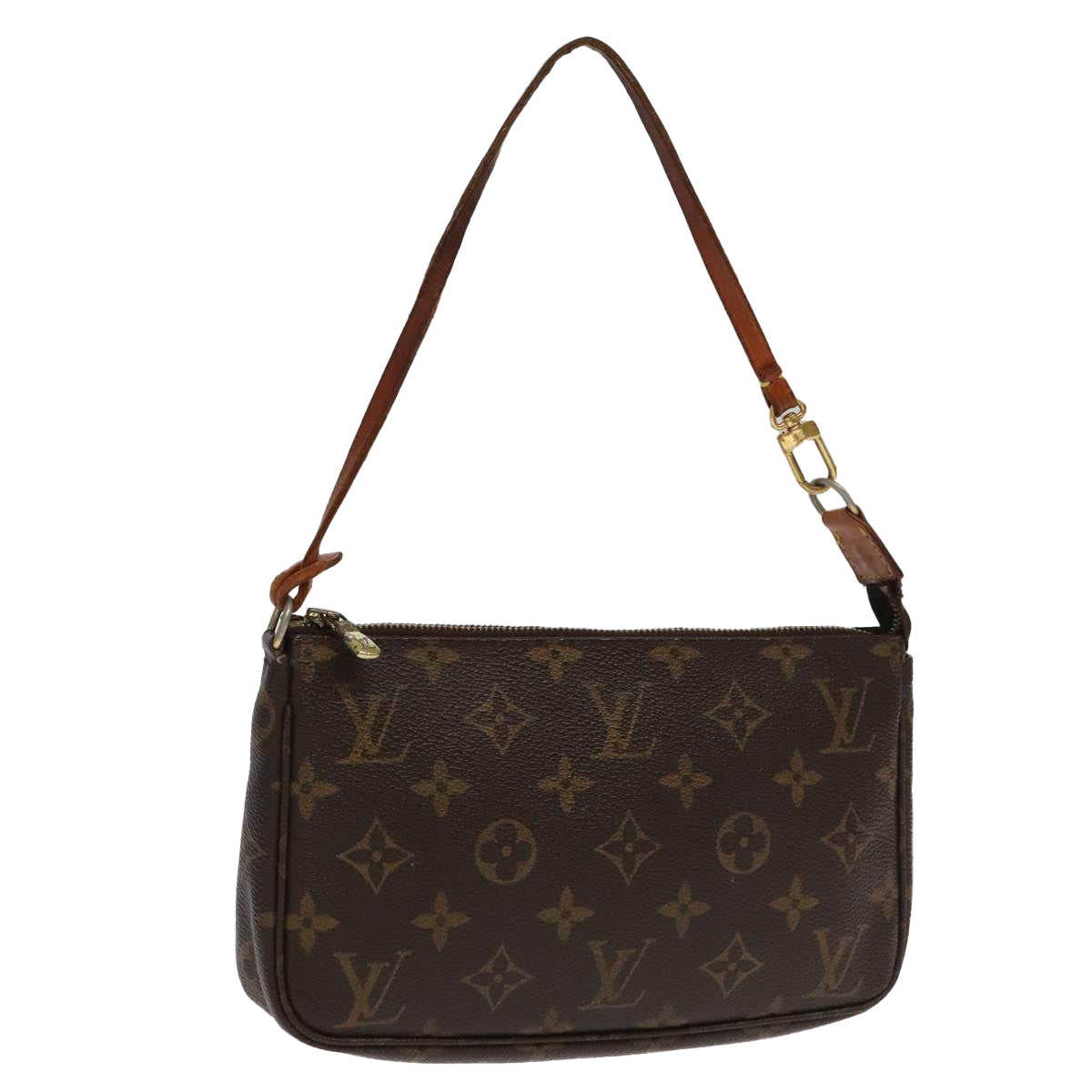 LOUIS VUITTON Monogram Pochette Accessoires Pouch M51980 LV Auth 98018