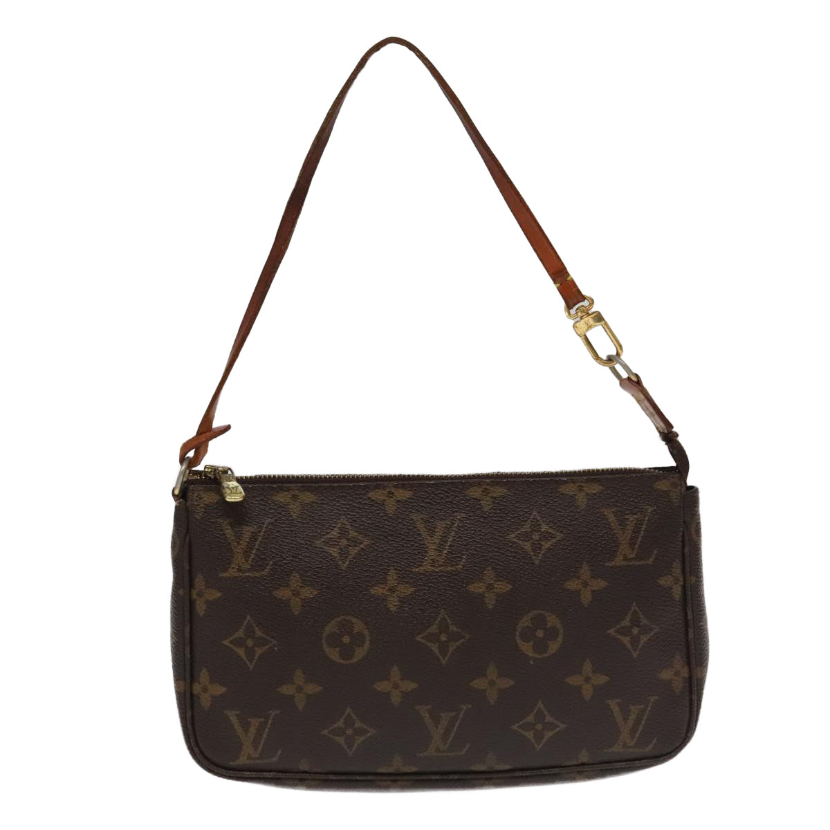 LOUIS VUITTON Monogram Pochette Accessoires Pouch M51980 LV Auth 98018