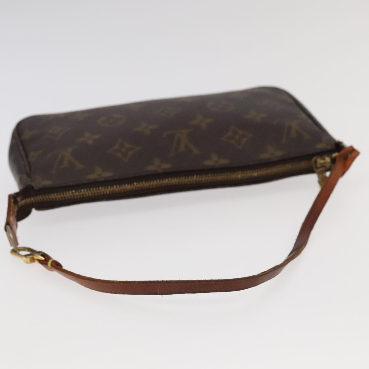 LOUIS VUITTON Monogram Pochette Accessoires Pouch M51980 LV Auth 98018