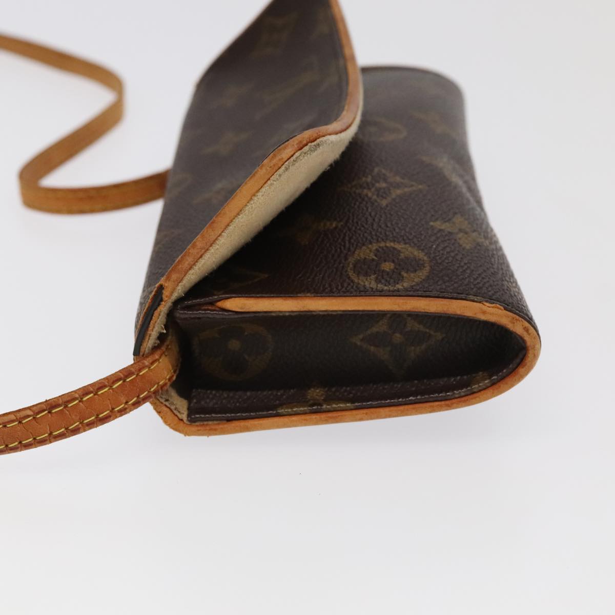 LOUIS VUITTON Monogram Pochette Twin PM Shoulder Bag M51854 LV Auth 98019