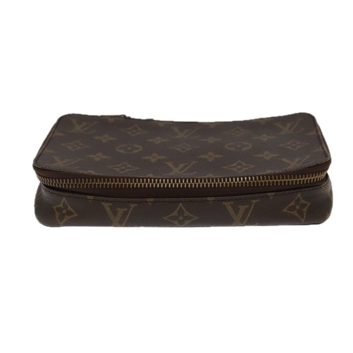 LOUIS VUITTON Monogram Poche Monte Carlo Jewelry Box M47352 LV Auth 98028