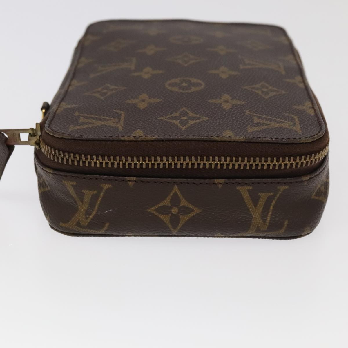 LOUIS VUITTON Monogram Poche Monte Carlo Jewelry Box M47352 LV Auth 98028