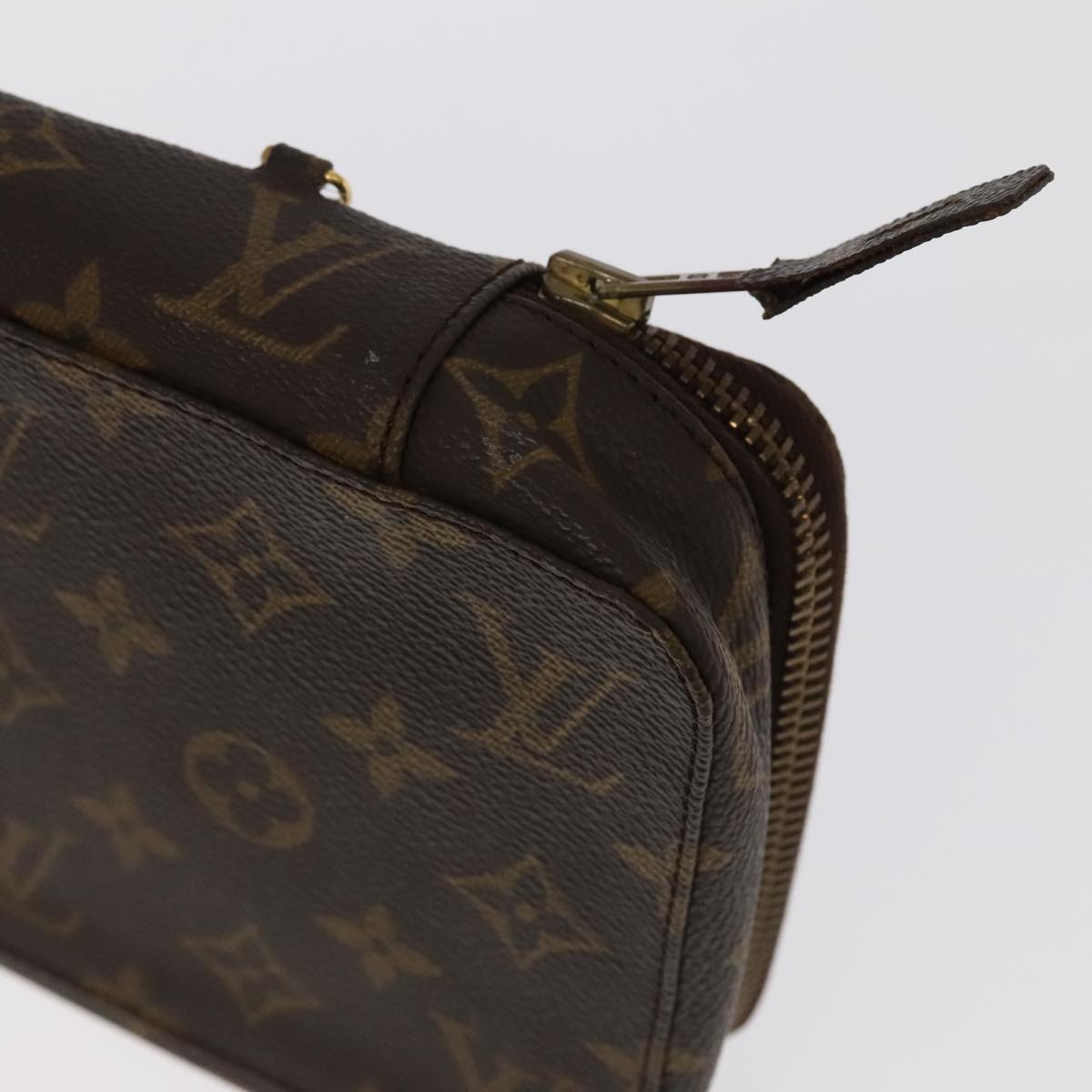 LOUIS VUITTON Monogram Poche Monte Carlo Jewelry Box M47352 LV Auth 98028