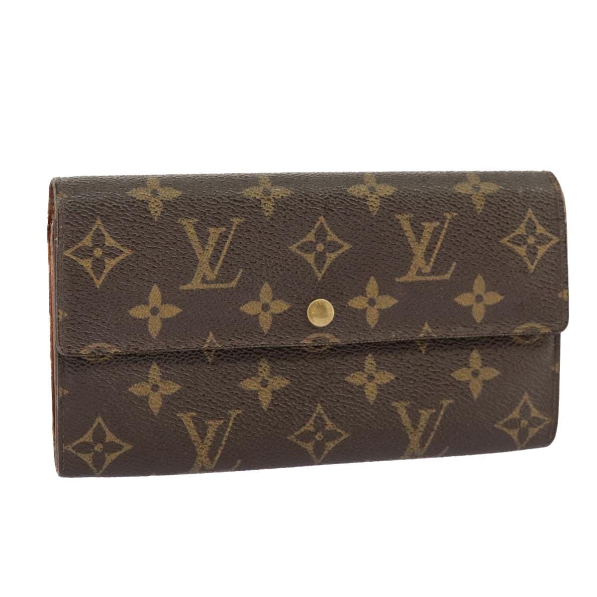 LOUIS VUITTON Monogram Portefeuille Sarah Long Wallet M61734 LV Auth 98029