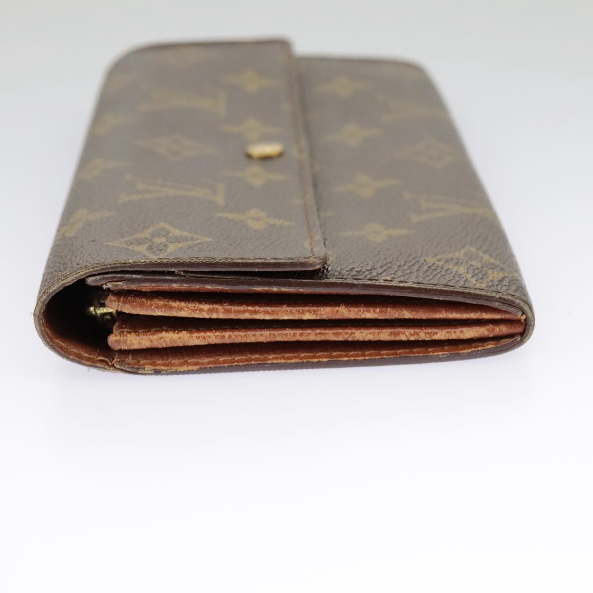 LOUIS VUITTON Monogram Portefeuille Sarah Long Wallet M61734 LV Auth 98029