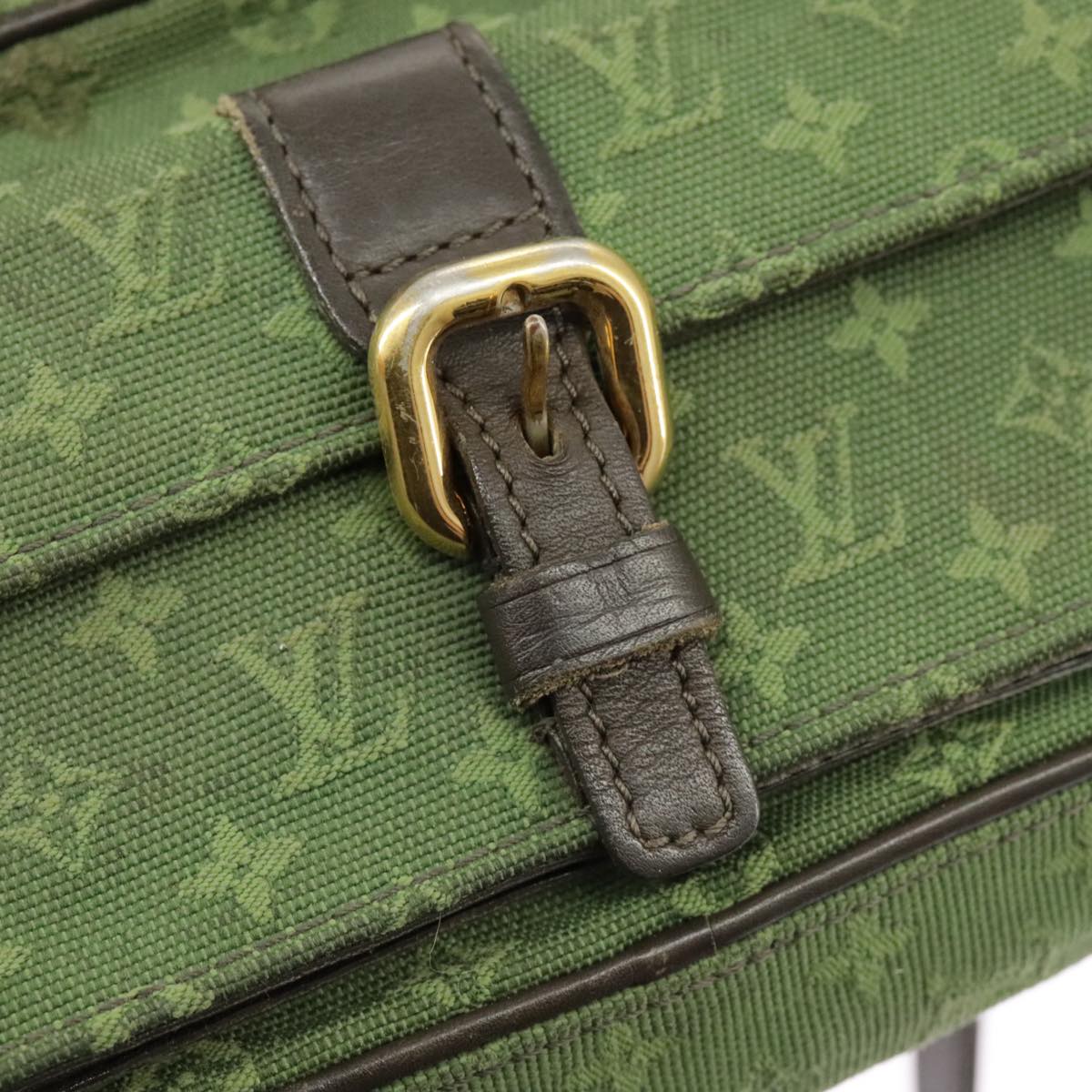 LOUIS VUITTON Monogram Mini Juliet MM Shoulder Bag TST Khaki M92418 Auth 98030