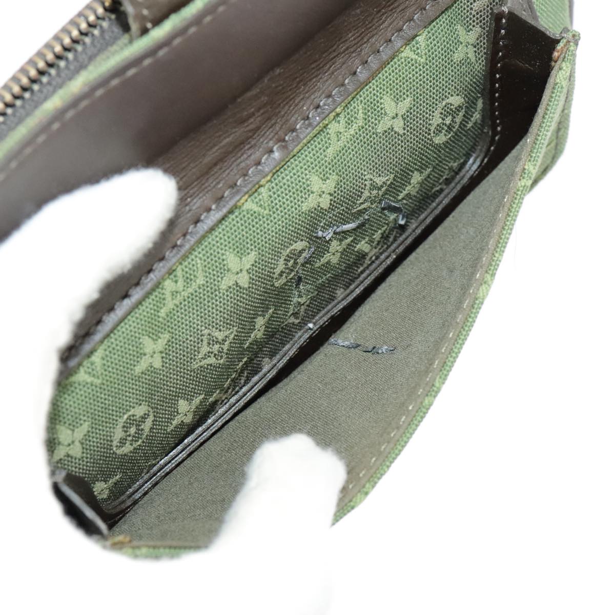 LOUIS VUITTON Monogram Mini Juliet MM Shoulder Bag TST Khaki M92418 Auth 98030