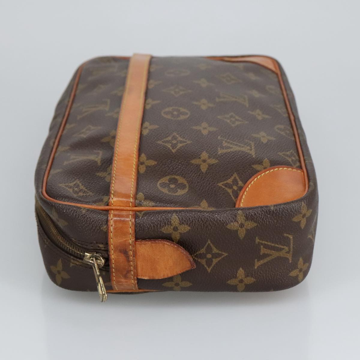 LOUIS VUITTON Monogram Compiegne 28 Clutch Bag M51845 LV Auth 98034