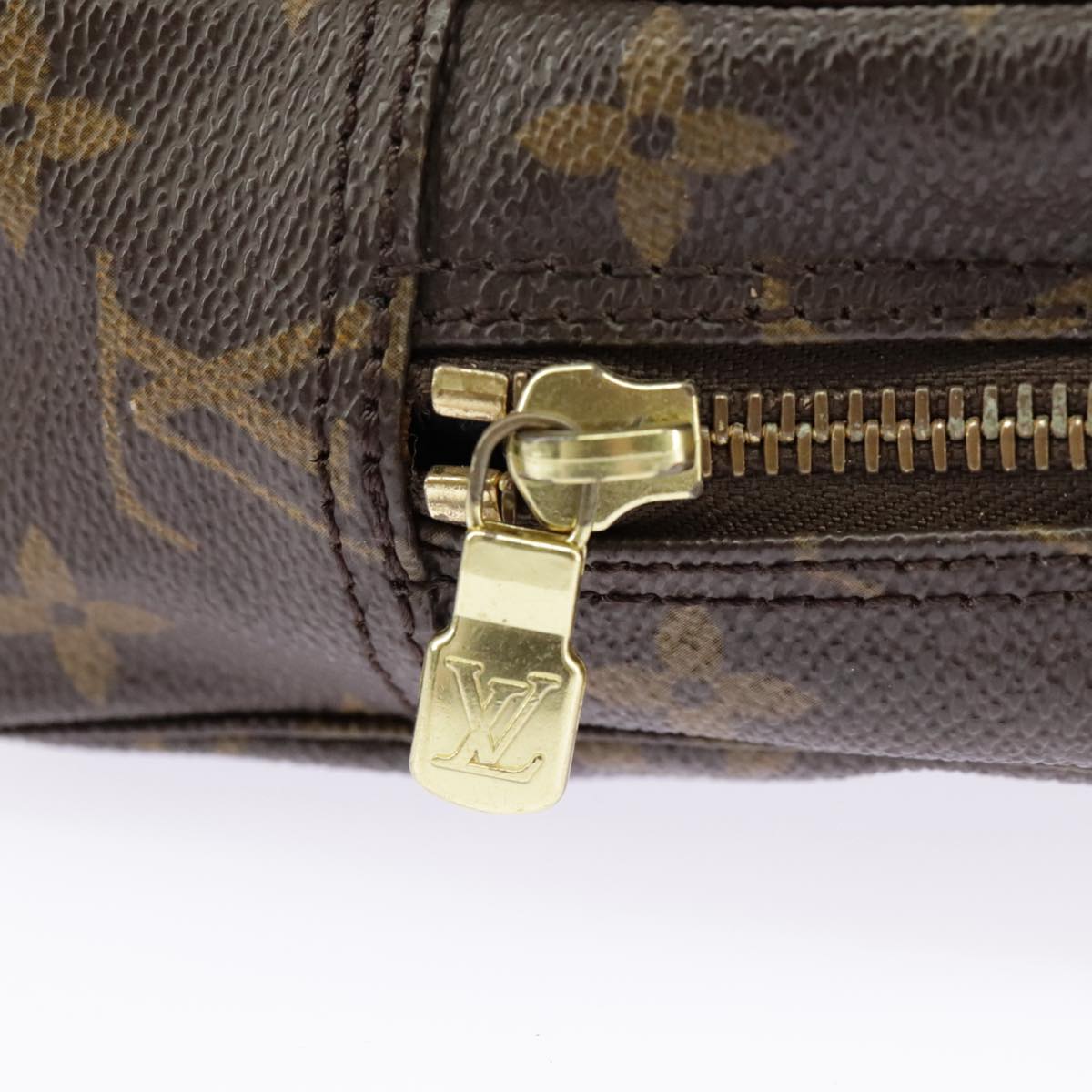 LOUIS VUITTON Monogram Trousse Toilette 23 Clutch Bag M47524 LV Auth 98039