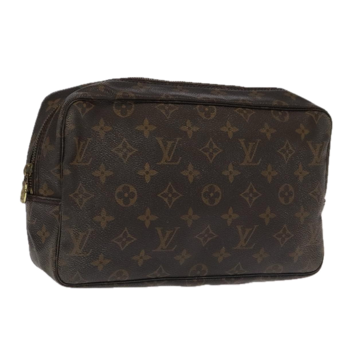 LOUIS VUITTON Monogram Trousse Toilette 28 Clutch Bag M47522 LV Auth 98040