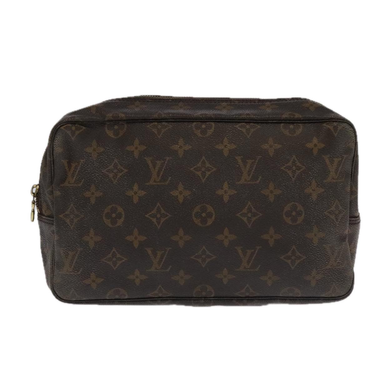 LOUIS VUITTON Monogram Trousse Toilette 28 Clutch Bag M47522 LV Auth 98040