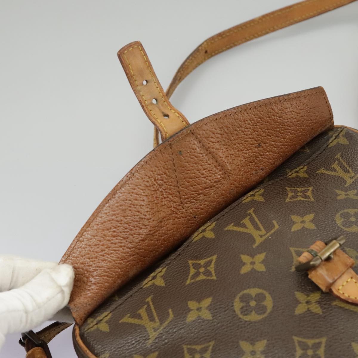 LOUIS VUITTON Monogram Jeune Fille PM Shoulder Bag M51227 LV Auth 98044