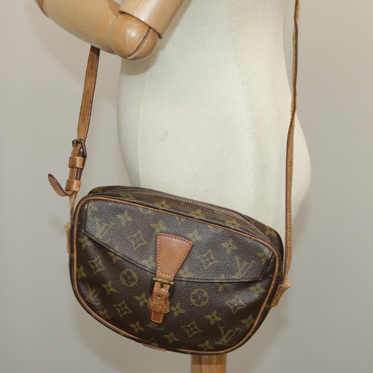 LOUIS VUITTON Monogram Jeune Fille PM Shoulder Bag M51227 LV Auth 98044