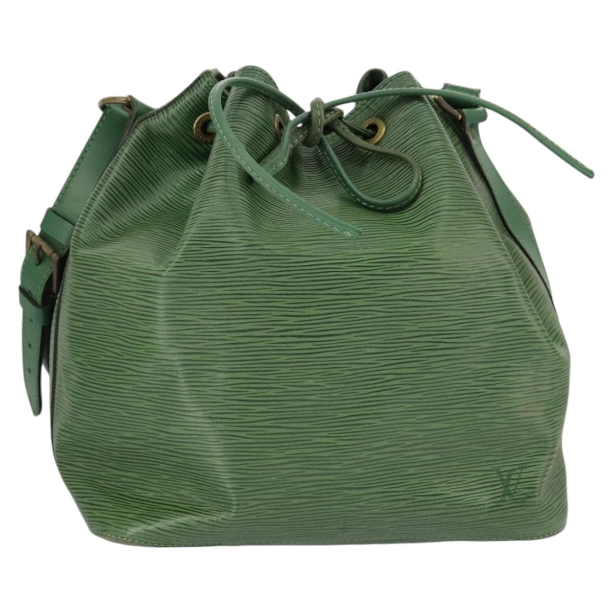 LOUIS VUITTON Epi Petit Noe Shoulder Bag Green M44102 LV Auth 98047