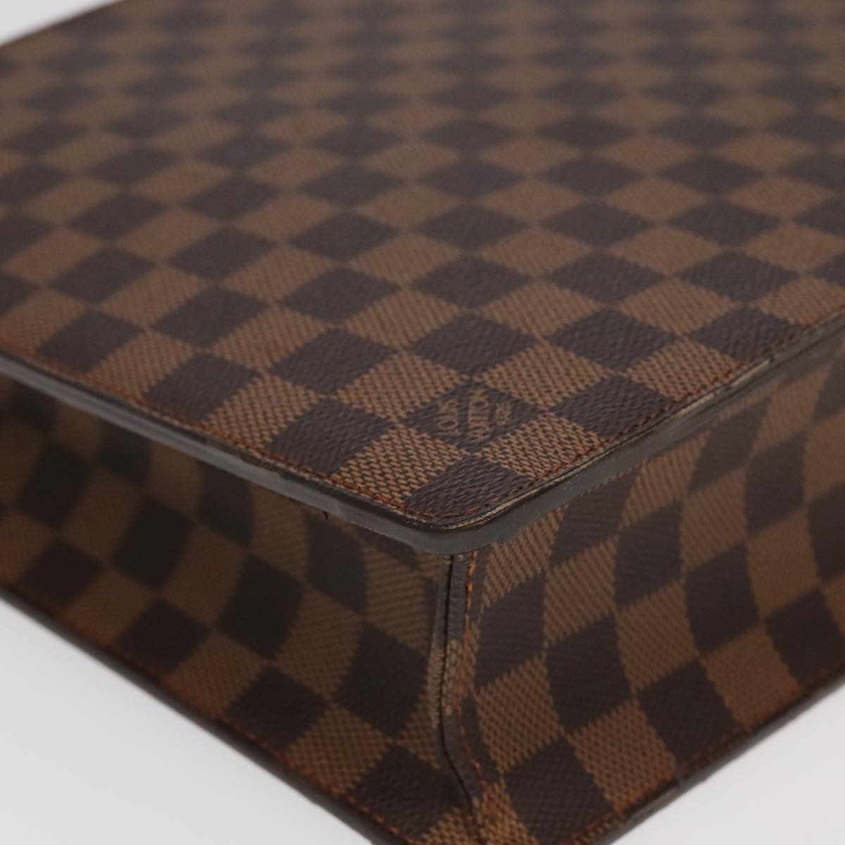 LOUIS VUITTON Damier Ebene Altona PM Briefcase N53315 LV Auth 98049