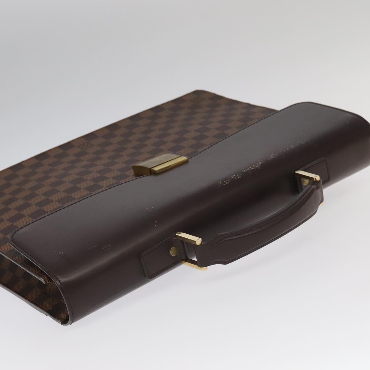 LOUIS VUITTON Damier Ebene Altona PM Briefcase N53315 LV Auth 98049