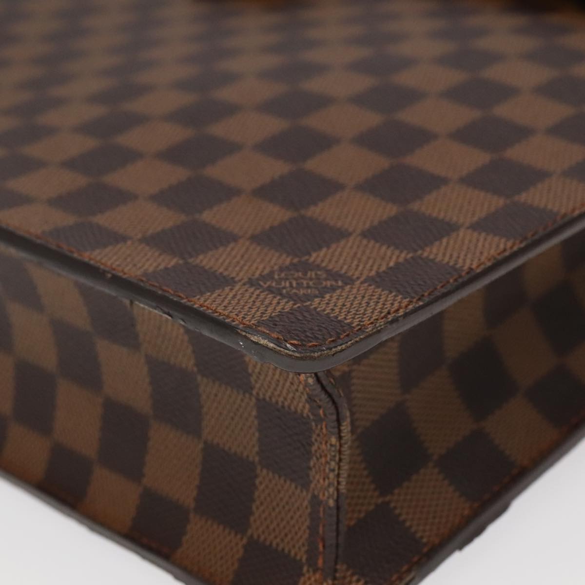 LOUIS VUITTON Damier Ebene Altona PM Briefcase N53315 LV Auth 98049