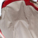 CELINE Macadam Canvas Hand Bag Beige Gold Auth 98068V-17