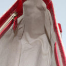 CELINE Macadam Canvas Hand Bag Beige Gold Auth 98068V-18