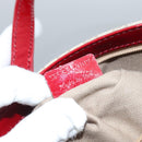 CELINE Macadam Canvas Hand Bag Beige Gold Auth 98068V-12