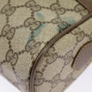 GUCCI GG Supreme Web Sherry Line Shoulder Bag PVC Beige 98 02 004 Auth 98076-17