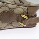 GUCCI GG Supreme Web Sherry Line Shoulder Bag PVC Beige 98 02 004 Auth 98076-20