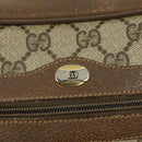 GUCCI GG Supreme Web Sherry Line Shoulder Bag PVC Beige 98 02 004 Auth 98076-21