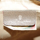 GUCCI GG Supreme Web Sherry Line Shoulder Bag PVC Beige 98 02 004 Auth 98076-23