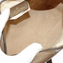 GUCCI GG Supreme Web Sherry Line Shoulder Bag PVC Beige 98 02 004 Auth 98076-9