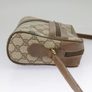 GUCCI GG Supreme Web Sherry Line Shoulder Bag PVC Beige 98 02 004 Auth 98076-4
