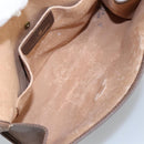 GUCCI GG Supreme Web Sherry Line Clutch Bag PVC Beige Red 156 01 030 Auth 98079-10