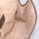 GUCCI GG Supreme Web Sherry Line Clutch Bag PVC Beige Red 156 01 030 Auth 98079-17