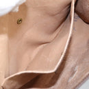 GUCCI GG Supreme Web Sherry Line Clutch Bag PVC Beige Red 156 01 030 Auth 98079-11