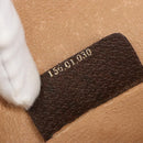 GUCCI GG Supreme Web Sherry Line Clutch Bag PVC Beige Red 156 01 030 Auth 98079-12