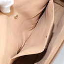 GUCCI GG Supreme Web Sherry Line Clutch Bag PVC Beige Red 89 01 030 Auth 98082-11