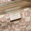 GUCCI GG Canvas Sherry Line Tote Bag Beige Gold pink 137396 Auth 98092-17