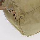 PRADA Backpack Nylon Khaki Silver Auth 98100-16