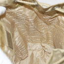 PRADA Backpack Nylon Khaki Silver Auth 98100-21