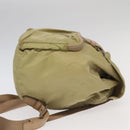 PRADA Backpack Nylon Khaki Silver Auth 98100-3